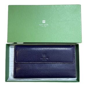 Georgetown Amethyst Purple Tri-Fold Wallet | Kate Spade New York